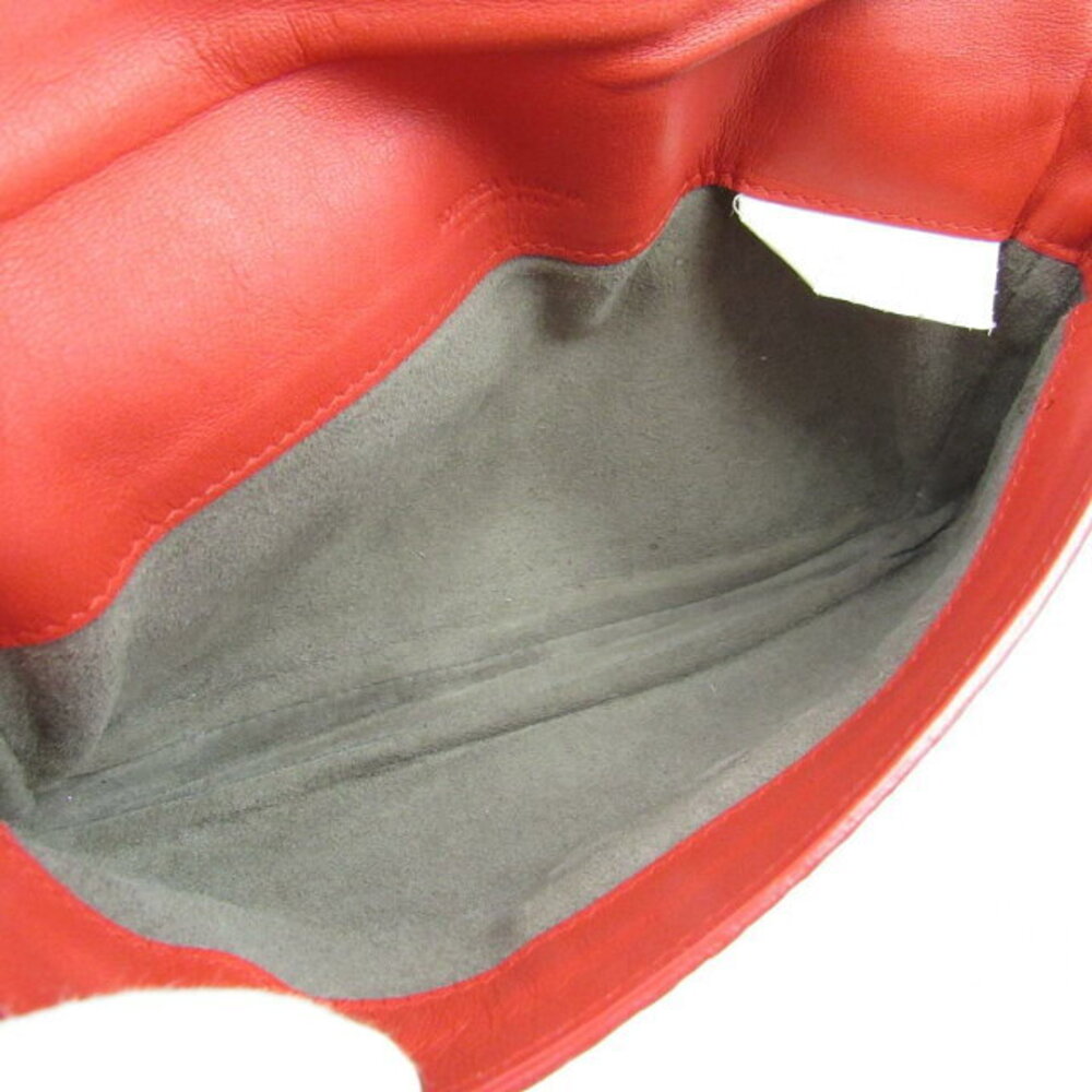 Bottega Veneta Python Pouch Red Wallet - image 10